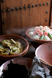 Photo des plats de la villa zin à Marrakech Restaurant luxe Marrakech