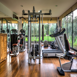Photo salle de sport villa zin Salle de sport luxe