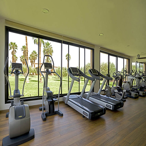 Photo salle de sport luxe de la villa zin à marrakech Salle sport villa luxe Marrakech
