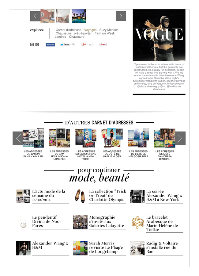 Magaizne Vogue Villa Luxe